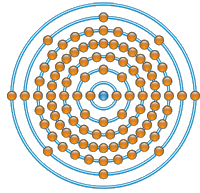 Californium atom