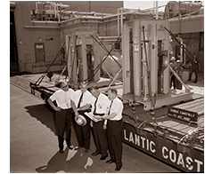 Receiving Basin for Offsite Fuel begins receiving spent fuel from around the world. 