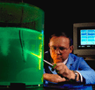Photo: Use of fiber optics at SRS
